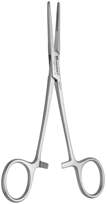 Prijemalka Kelly 140 mm ukrivljena